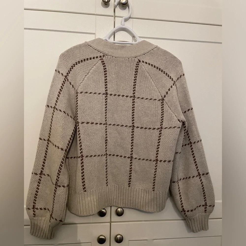 Abercrombie Fitch Plaid Cardigan - Picture 4 of 4